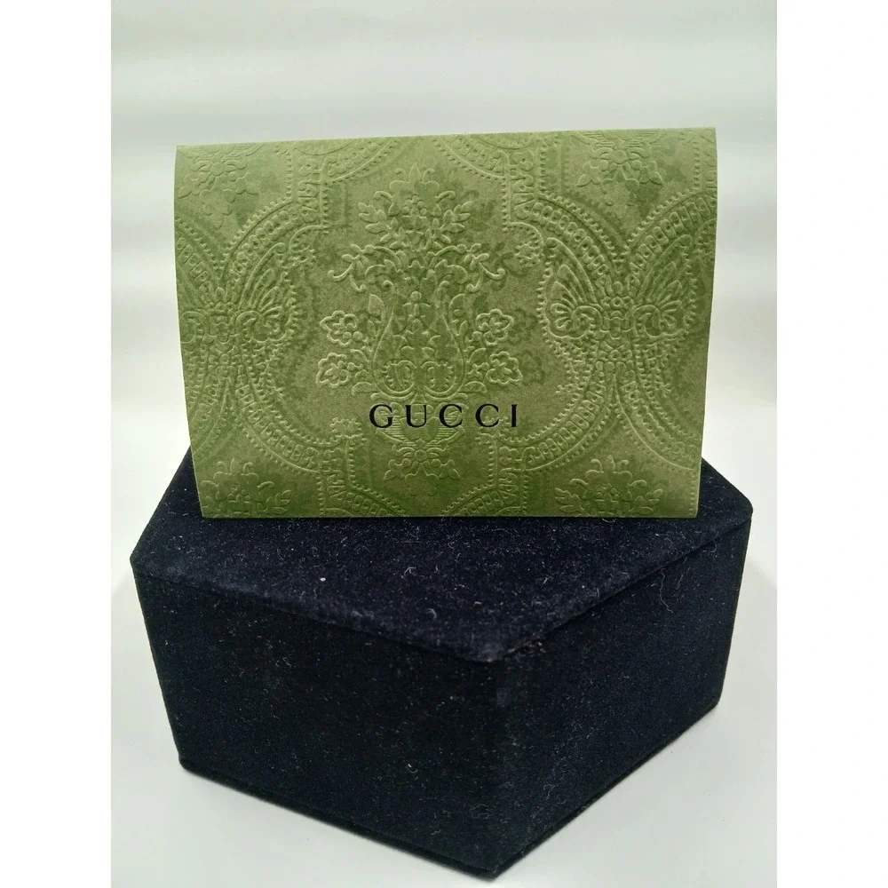 NEW GUCCI Marmont Belt Double G‎ Shiny Buckle Size 75 Black Leather Authentic